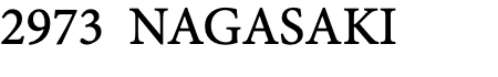 NAGASAKI
