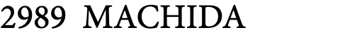 MACHIDA