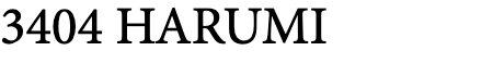 Harumi