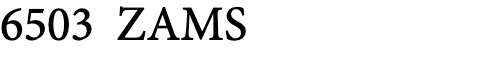 ZAMS